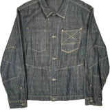 Premium Guess Denim Jacket - Large Gray Denim