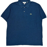 Lacoste Polo Shirt - XL Blue Cotton