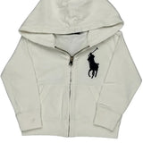 Age 2 Polo By Ralph Lauren Hoodie - 2XS White Cotton