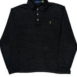 Polo By Ralph Lauren Long Sleeve Polo Shirt - Medium Gray Cotton