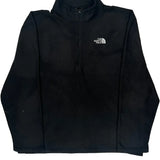 Never Stop Exploring The North Face 1/4 Zip - 2XL Black Polyester