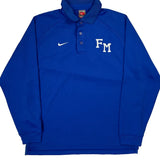 Fm Nike Polo Shirt - Medium Blue Polyester