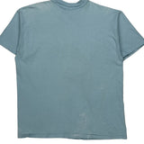 Hanes Graphic T-Shirt - XL Blue Cotton