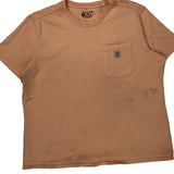 Carhartt T-Shirt - XL Orange Cotton