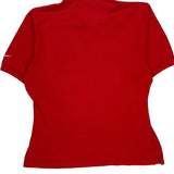 Nike Polo Shirt - Small Red Polyester