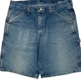 Lee Carpenter Shorts - 38W 10L Blue Cotton Blend