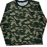 Spellout True Religion Camo Long Sleeve T-Shirt - Large Camo Cotton