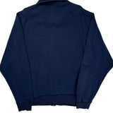Nike Track Jacket - Large Navy Cotton