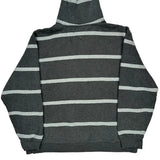 Tommy Hilfiger Striped Hoodie - XL Gray Cotton Blend