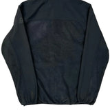 Reebok Fleece Jacket - Large Black Polyester