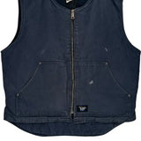 Walls Workwear Vest - Large Blue Cotton