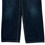 Age 7-8 Levis Slim Jeans - Small Dark Wash Cotton