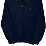 Polo By Ralph Lauren 1/4 Zip - 2XL Navy Cotton