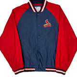 St. Louis Cardinals Mlb Baseball Jacket - Large Blue Polyester