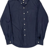 Levis Polka Dot Shirt - Medium Navy Cotton