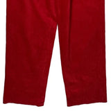 Lacoste Cord Pants - 30″ Waist Red Corduroy
