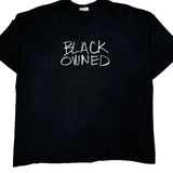 Black Owned Hanes Single Stitch T-Shirt - 2XL Black Cotton