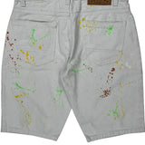 Jeanius Denim Shorts - 32W 11L Multicoloured Cotton