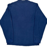 Nike Long Sleeve T-Shirt - Medium Blue Cotton