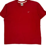 Nike T-Shirt - 2XL Red Cotton