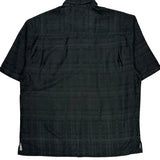 Jamaica Jaxx Floral Hawaiian Shirt - Large Black Silk