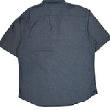 Ralph Lauren Checked Short Sleeve Shirt - XL Blue Cotton