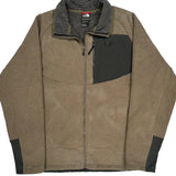 The North Face Fleece Jacket - XL Brown Polyester