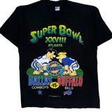 Dallas Cowboys Vs. Buffalo Bills Eastport Single Stitch T-Shirt - XL Black Cotton