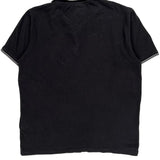 Champion Polo Shirt - Large Black Cotton