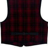 Polo By Ralph Lauren Checked Vest - Large Black Cotton