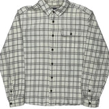 Patagonia Checked Shirt - Large Gray Cotton