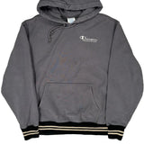 Reverse Weave Champion Graphic Hoodie - XL Grey Cotton