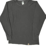 Carhartt Long Sleeve T-Shirt - 2XL Black Cotton
