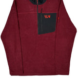 Mountain Hard Wear Fleece - Large Burgundy Polyester