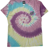 Santa Cruz Tie-Dye T-Shirt - Large Multicoloured Cotton