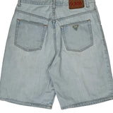 Guess Denim Shorts - 32W 10L Light Wash Cotton