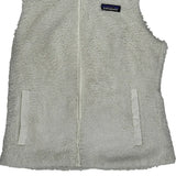 Patagonia Fleece Vest - Small White Polyester