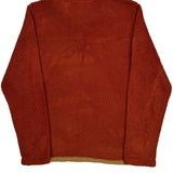 The North Face Snap-T Rugby Shirt - Small Red Polyester