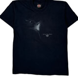 Shop Of Pompano Harley Davidson Graphic T-Shirt - Large Black Cotton