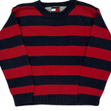 Age 4 Tommy Hilfiger Striped Sweater - XS Navy Cotton