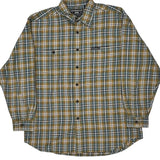 Levis Checked Flannel Shirt - Large Multicoloured Cotton