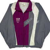 Uca National Champion 1991 Adidas Graphic Track Jacket - Large Gray Polyester
