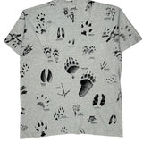 Oregon Caves Fruit Of The Loom Single Stitch T-Shirt - 2XL Grey Cotton