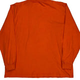 Dickies Long Sleeve T-Shirt - 2XL Orange Cotton