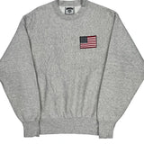 Made In USA Lee Sweatshirt - Large Grey Cotton