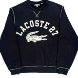 Lacoste Spellout Sweatshirt - XL Black Cotton