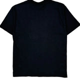 40 Peacock Single Stitch T-Shirt - Large Black Cotton