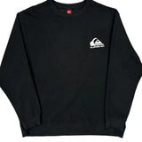 Quiksilver Sweatshirt - XL Black Cotton
