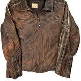 Cmm Leather Jacket - 2XL Brown Leather