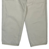 Unbranded Carpenter Trousers - 34W 29L Cream Cotton